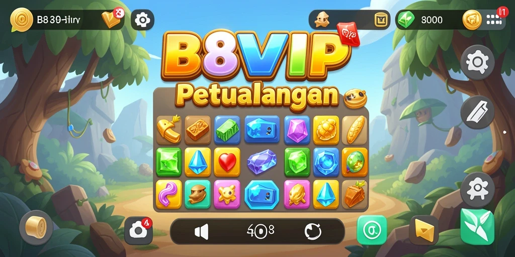 Tampilan menarik dan gameplay seru dalam B8VIP.
