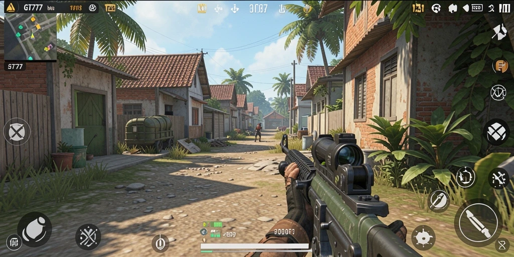 Tampilan gameplay GT777 yang menegangkan dan seru.