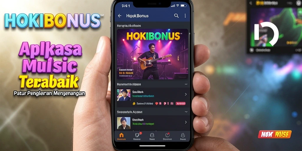 Screenshot gameplay HOKIBONUS yang menampilkan pengalaman musik yang mengasyikkan.