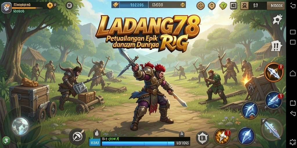 Tangkapan layar gameplay menampilkan petualangan seru dalam LADANG78.
