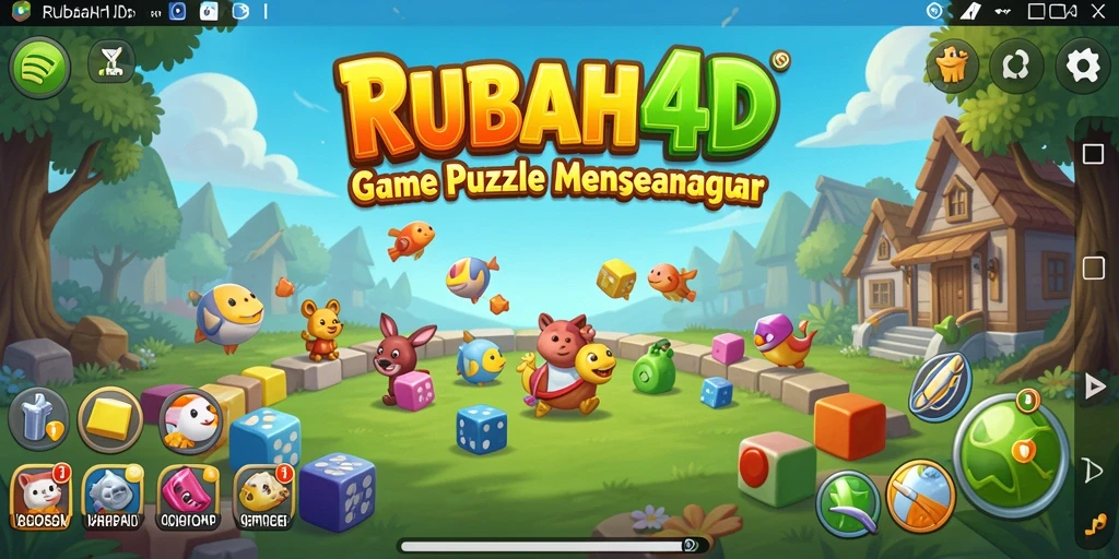 Gameplay menarik dari RUBAH4D dengan berbagai macam puzzle.