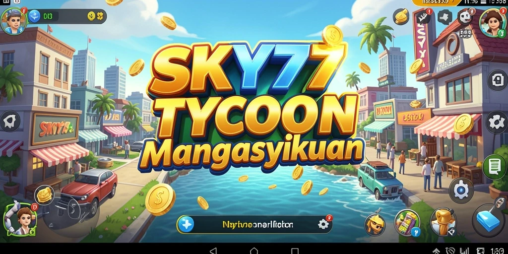 Screenshot gameplay SKY77 menampilkan suasana permainan Tycoon yang mendebarkan.