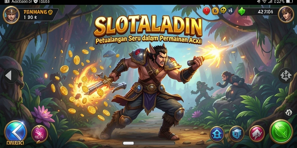 Tampilan menarik dari gameplay seru SLOTALADIN yang penuh aksi.
